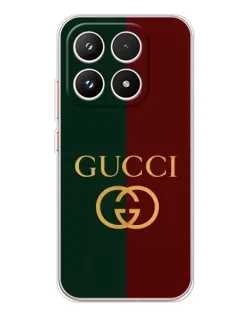 Чехол для Xiaomi 17 с картинкой «Gucci — темно-зеленый градиент»