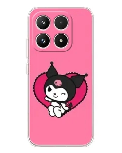 Чехол для Xiaomi 17 с картинкой «Kuromi — любовь в сердце»