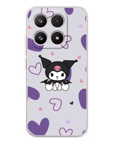 Чехол для Xiaomi 17 с картинкой «Kuromi и лавандовые сердца» Чехол для Xiaomi 17 с картинкой «Kuromi и лавандовые сердца»
