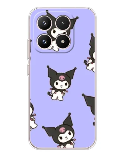 Чехол для Xiaomi 17 с картинкой «Паттерн с Kuromi» Чехол для Xiaomi 17 с картинкой «Паттерн с Kuromi»