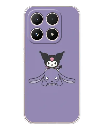 Чехол для Xiaomi 17 с картинкой «Kuromi на лиловом фоне» Чехол для Xiaomi 17 с картинкой «Kuromi на лиловом фоне»