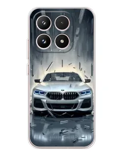 Чехол для Xiaomi 17 с картинкой «BMW в свете фар»