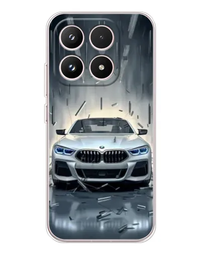 Чехол для Xiaomi 17 с картинкой «BMW в свете фар»