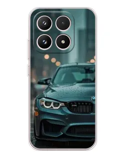 Чехол для Xiaomi 17 с картинкой «BMW в огнях города»