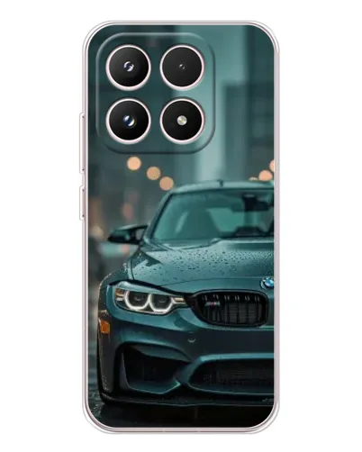 Чехол для Xiaomi 17 с картинкой «BMW в огнях города»