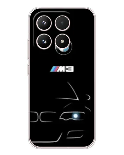 Чехол для Xiaomi 17 с картинкой «Минималистичный принт BMW M3»