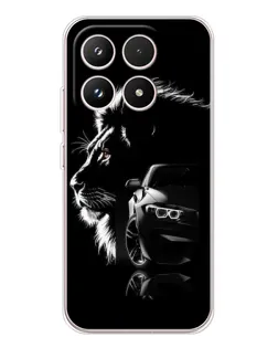 Чехол для Xiaomi 17 с картинкой «BMW и лев»