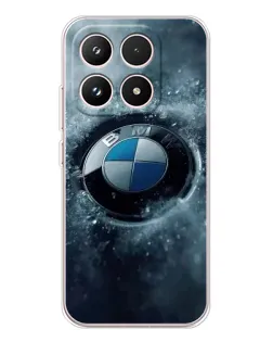 Чехол для Xiaomi 17 с картинкой «Логотип BMW — лед»