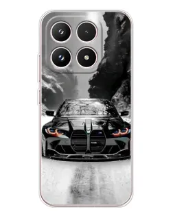 Чехол для Xiaomi 17 с картинкой «BMW — акварельный дрифт»