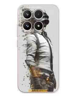 Чохол для Xiaomi 17 з картинкою «PUBG — боєць у пилу»