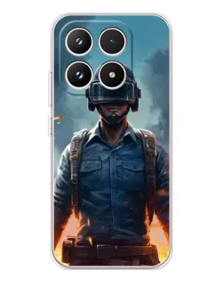 Чохол для Xiaomi 17 з картинкою «PUBG — реалістичний герой»