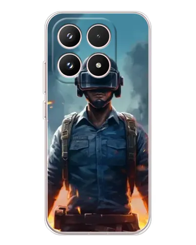 Чохол для Xiaomi 17 з картинкою «PUBG — реалістичний герой»