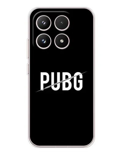 Чохол для Xiaomi 17 з картинкою «PUBG — білий логотип»