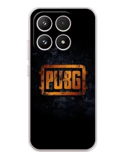 Чохол для Xiaomi 17 з картинкою «PUBG — золотий логотип»