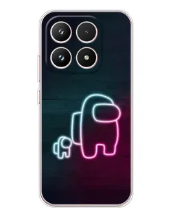 Чохол для Xiaomi 17 з картинкою «Among Us неон-арт»