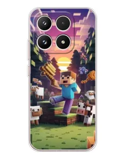 Чохол для Xiaomi 17 з картинкою «Стів на фермі» Чохол для Xiaomi 17 з картинкою «Стів на фермі»