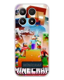 Чохол для Xiaomi 17 з картинкою «Minecraft герої гри» Чохол для Xiaomi 17 з картинкою «Minecraft герої гри»
