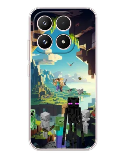 Чехол для Xiaomi 17 с картинкой «Эндермен в лесу» Чехол для Xiaomi 17 с картинкой «Эндермен в лесу»