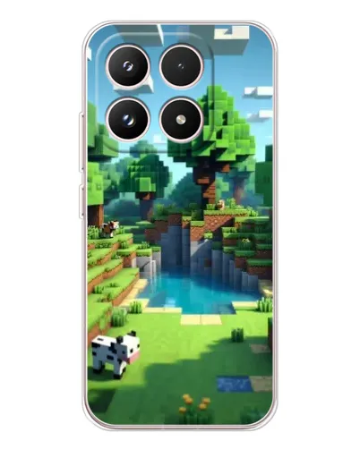 Чехол для Xiaomi 17 с картинкой «Minecraft летний день» Чехол для Xiaomi 17 с картинкой «Minecraft летний день»