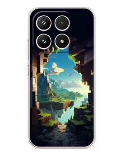 Чехол для Xiaomi 17 с картинкой «Вид из пещеры»