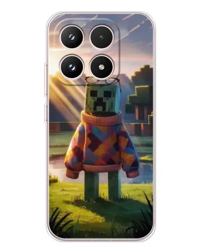 Чехол для Xiaomi 17 с картинкой «Крипер в свитере» Чехол для Xiaomi 17 с картинкой «Крипер в свитере»