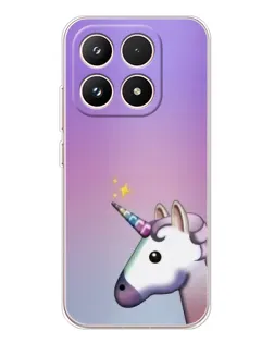 Чехол для Xiaomi 17 с картинкой «Единорог градиент»