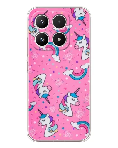 Чехол для Xiaomi 17 с картинкой «Unicorn паттерн розовый» Чехол для Xiaomi 17 с картинкой «Unicorn паттерн розовый»