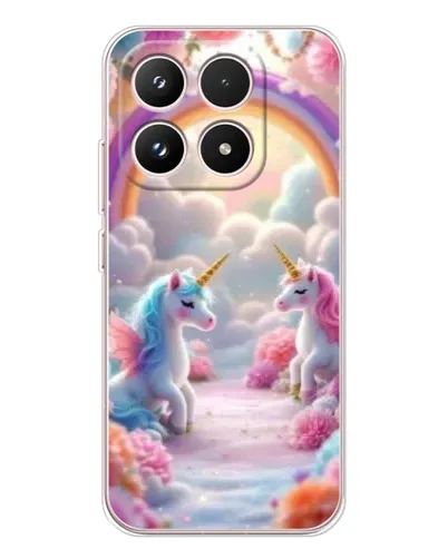 Чехол для Xiaomi 17 с картинкой «Радуга и единороги» Чехол для Xiaomi 17 с картинкой «Радуга и единороги»