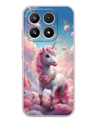 Чехол для Xiaomi 17 с картинкой «Единорог среди облаков» Чехол для Xiaomi 17 с картинкой «Единорог среди облаков»