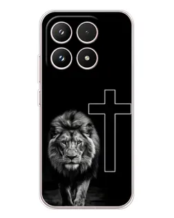 Чехол для Xiaomi 17 с картинкой «Лев и Крест»
