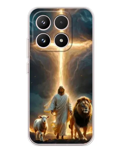 Чехол для Xiaomi 17 с картинкой «Лев Иуды и Свет»