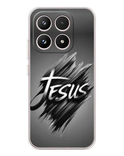 Чехол для Xiaomi 17 с картинкой «Надпись Jesus Graffiti»