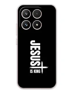 Чехол для Xiaomi 17 с картинкой «Вертикаль веры Jesus»