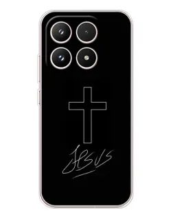 Чохол для Xiaomi 17 з картинкою «Графічний хрест Jesus»