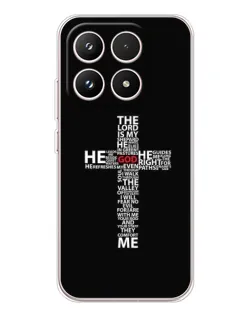 Чохол для Xiaomi 17 з картинкою «Текстовий хрест»
