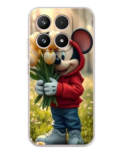 Чехол для Xiaomi 17 с картинкой «Микки с тюльпанами» Чехол для Xiaomi 17 с картинкой «Микки с тюльпанами»