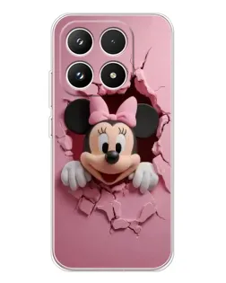 Чехол для Xiaomi 17 с картинкой «Минни сквозь стену»
