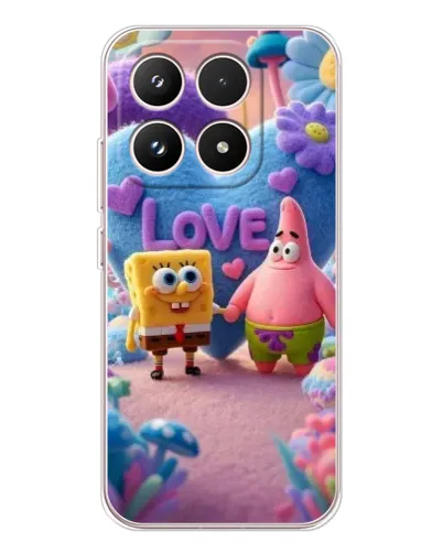 Чехол для Xiaomi 17 с картинкой «Губка Боб Патрик»