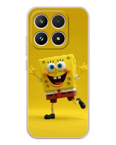 Чехол для Xiaomi 17 с картинкой «Позитивный Губка Боб»
