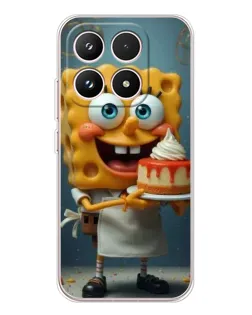 Чехол для Xiaomi 17 с картинкой «Повар Спанч Боб»