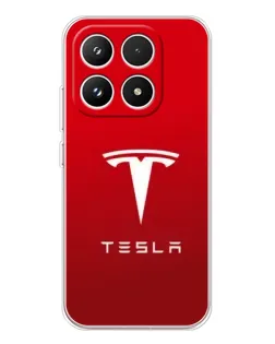 Чехол для Xiaomi 17 с картинкой «Tesla Red Classic»