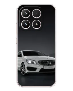 Чехол для Xiaomi 17 с картинкой «Mercedes AMG GT Silver»