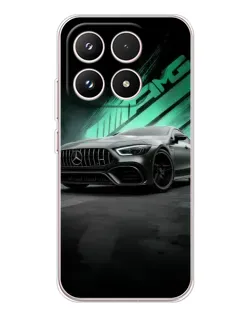 Чохол для Xiaomi 17 з картинкою «Темний Mercedes AMG»