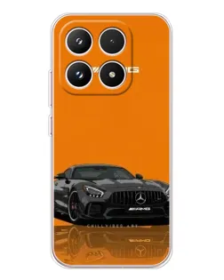 Чохол для Xiaomi 17 з картинкою «Помаранчевий Mercedes AMG»