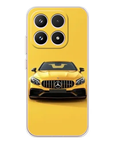 Чохол для Xiaomi 17 з картинкою «Жовтий Mercedes GT»