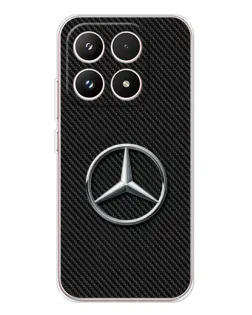Чохол для Xiaomi 17 з картинкою «Карбоновий Mercedes стиль»