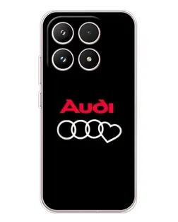 Чехол для Xiaomi 17 с картинкой «Логотип Audi Heart»