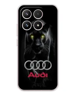 Чехол для Xiaomi 17 с картинкой «Пантера и Audi»