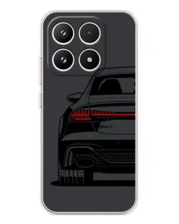 Чехол для Xiaomi 17 с картинкой «Задняя часть Audi — арт»