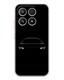 Чехол для Xiaomi 17 с картинкой «Взгляд Audi в темноте»